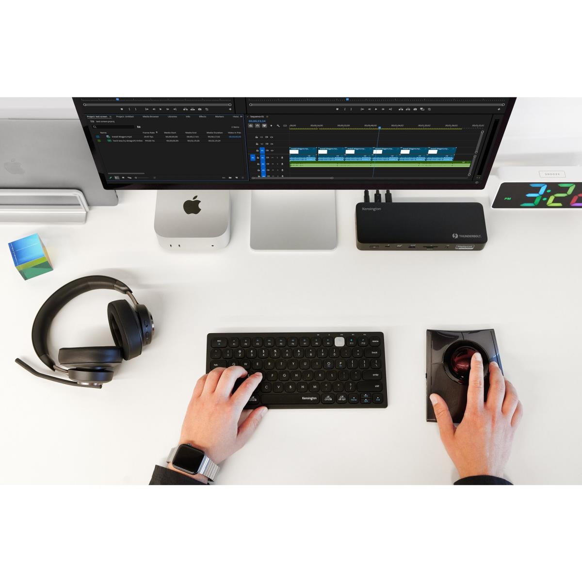 KENSINGTON Compact Multi-device Wireless Keyboard Qwerty UK