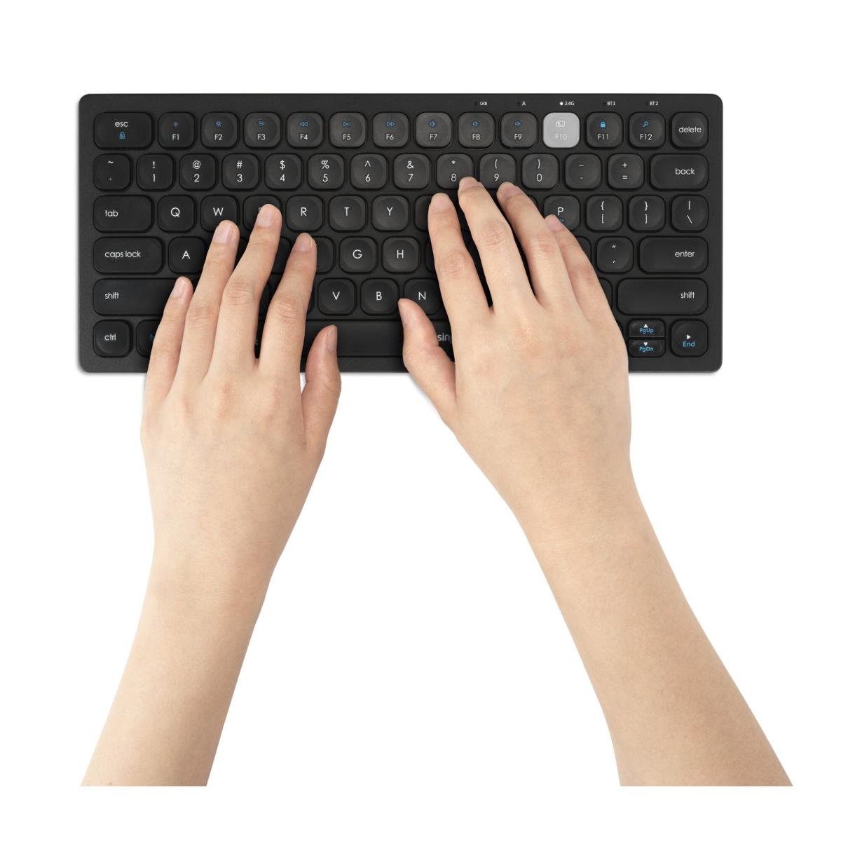 KENSINGTON Compact Multi-device Wireless Keyboard Qwerty UK