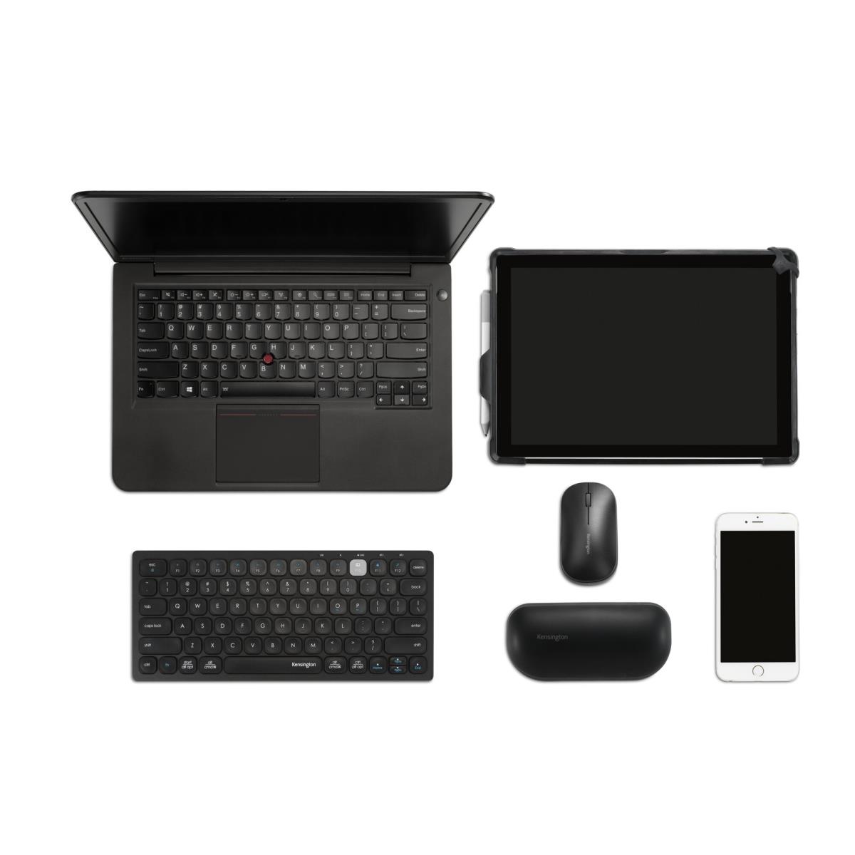 KENSINGTON Compact Multi-device Wireless Keyboard Qwerty UK