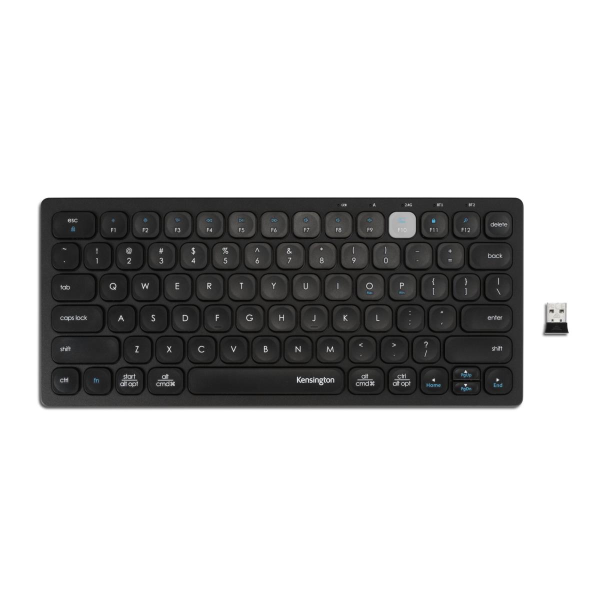 KENSINGTON Compact Multi-device Wireless Keyboard Qwerty UK
