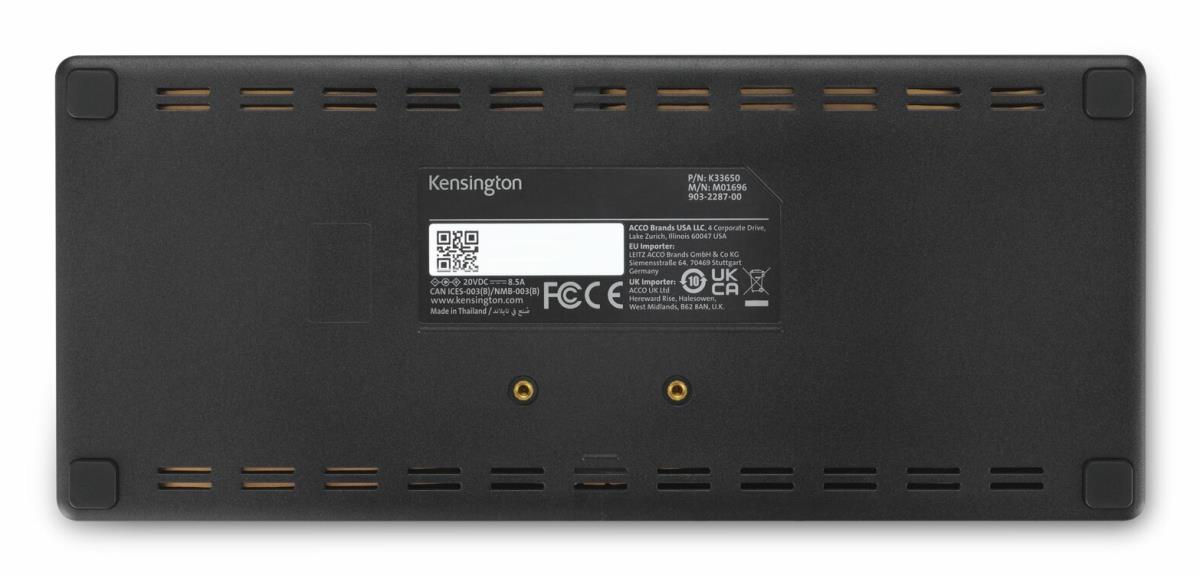 KENSINGTON Sd4781p USB-c & USB-a Dual 4k Docking Station