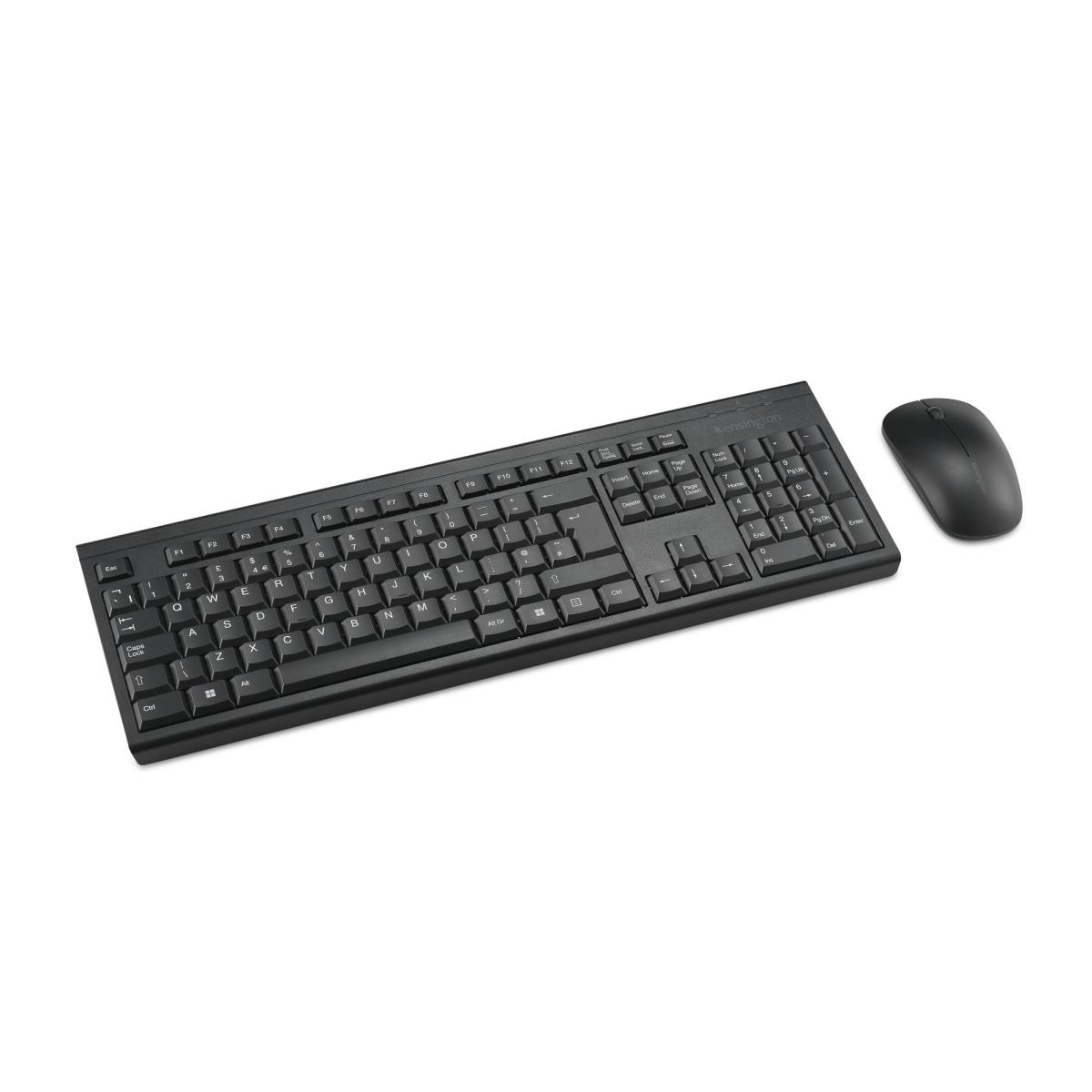 KENSINGTON Wireless Keyboard/Mouse Set - KM150 EQ - Qwerty UK
