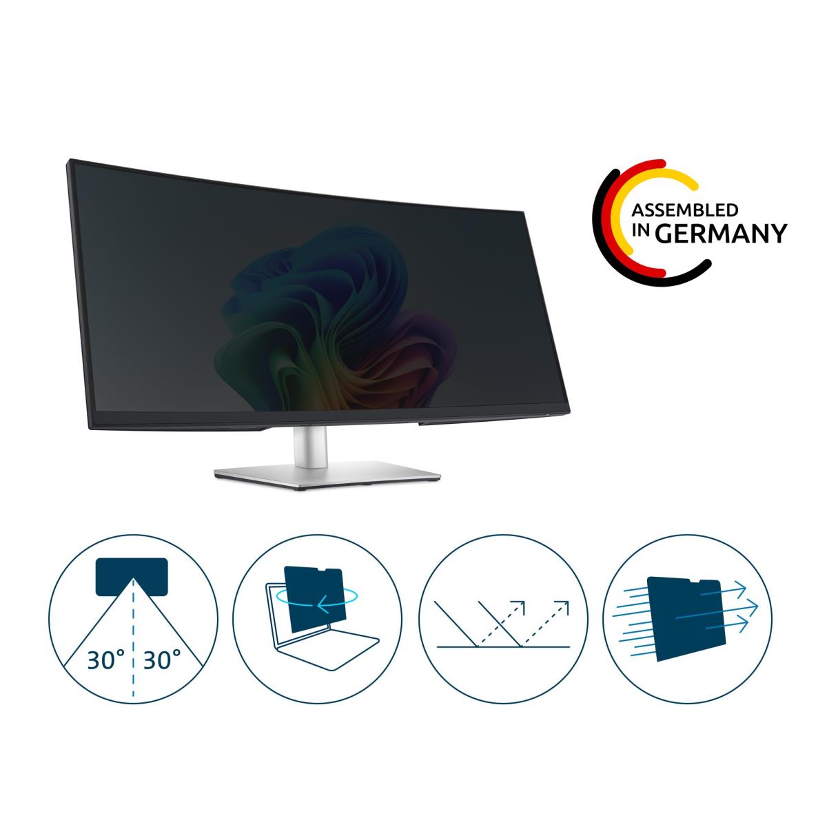 KENSINGTON Privacy Screen Filter 2 Way Removable 34in 21:9 Dell-c3422we
