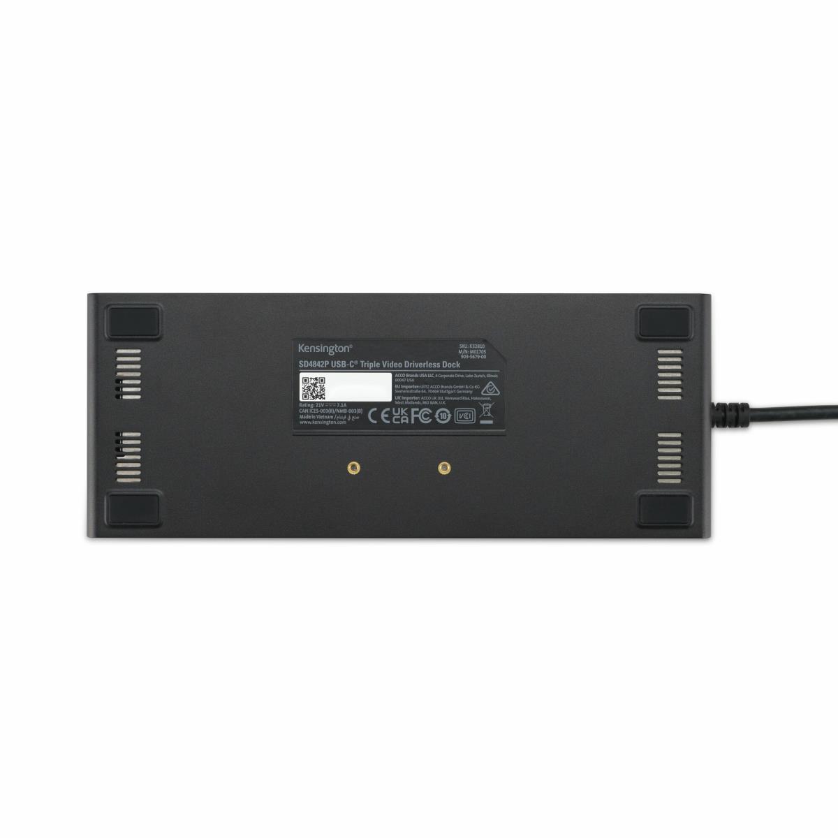 KENSINGTON SD4842p USB-C Eco Triple Video Dock