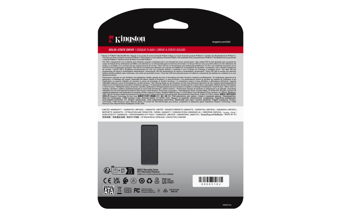 KINGSTON SSD - A400 - 240GB - 2.5in - SATA 3 (6gb/s)
