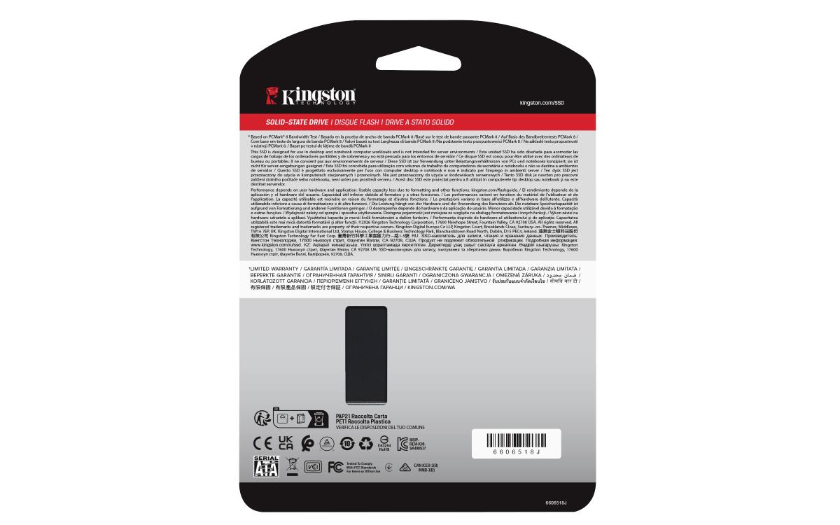 KINGSTON SSD - A400 - 240GB - 2.5in - SATA 3 (6gb/s)