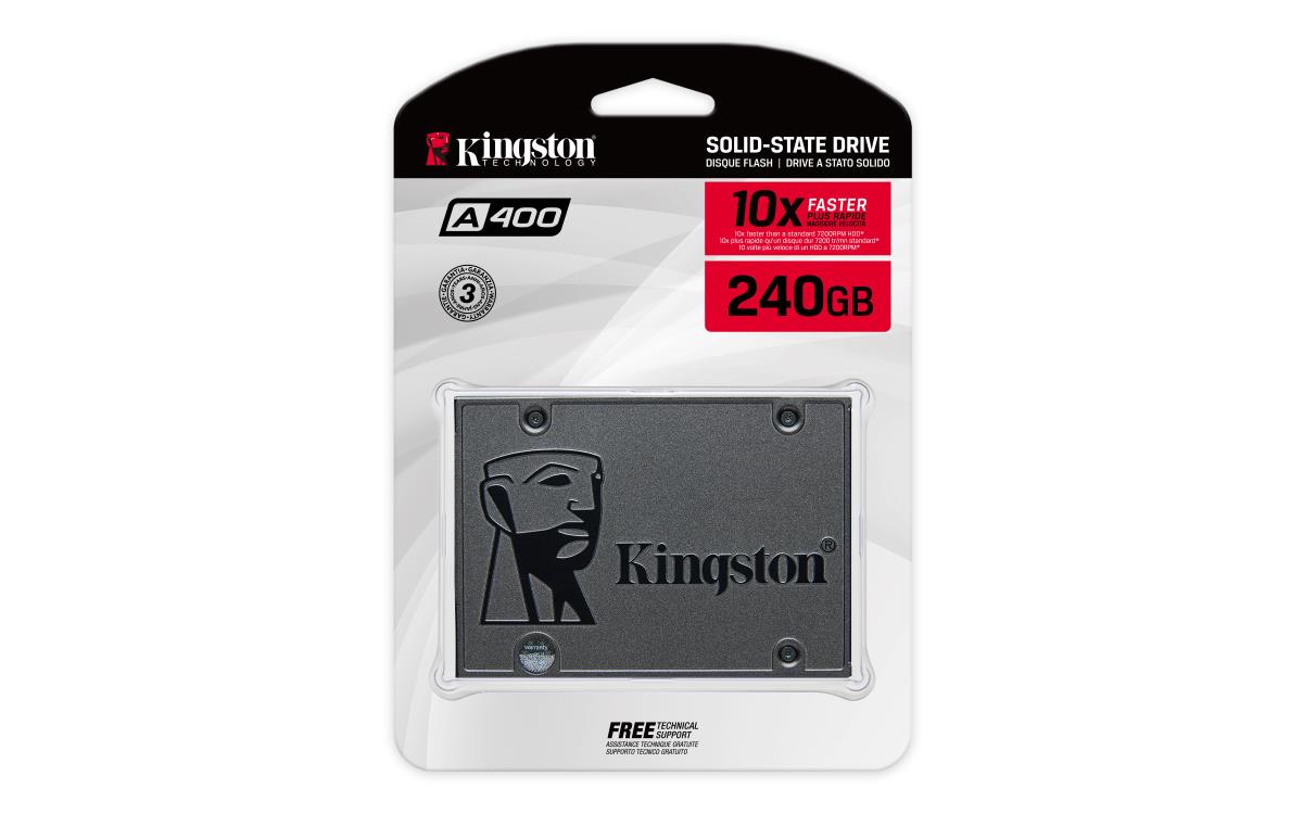 KINGSTON SSD - A400 - 240GB - 2.5in - SATA 3 (6gb/s)