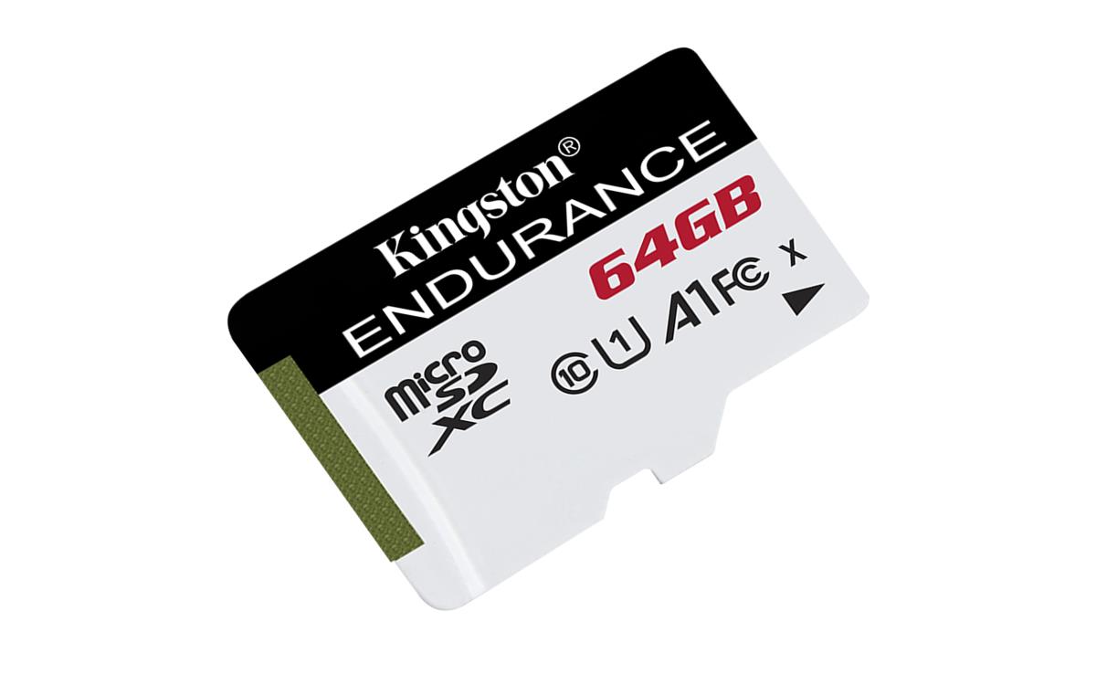 KINGSTON Micro Sdxc Card - High Endurance - 64GB - Cl10 - A1  Uhs-i