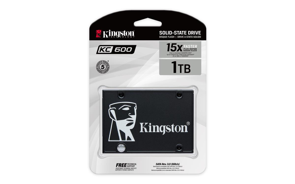 KINGSTON SSD - Kc600 - 1024GB - SATA 3 - 2.5in