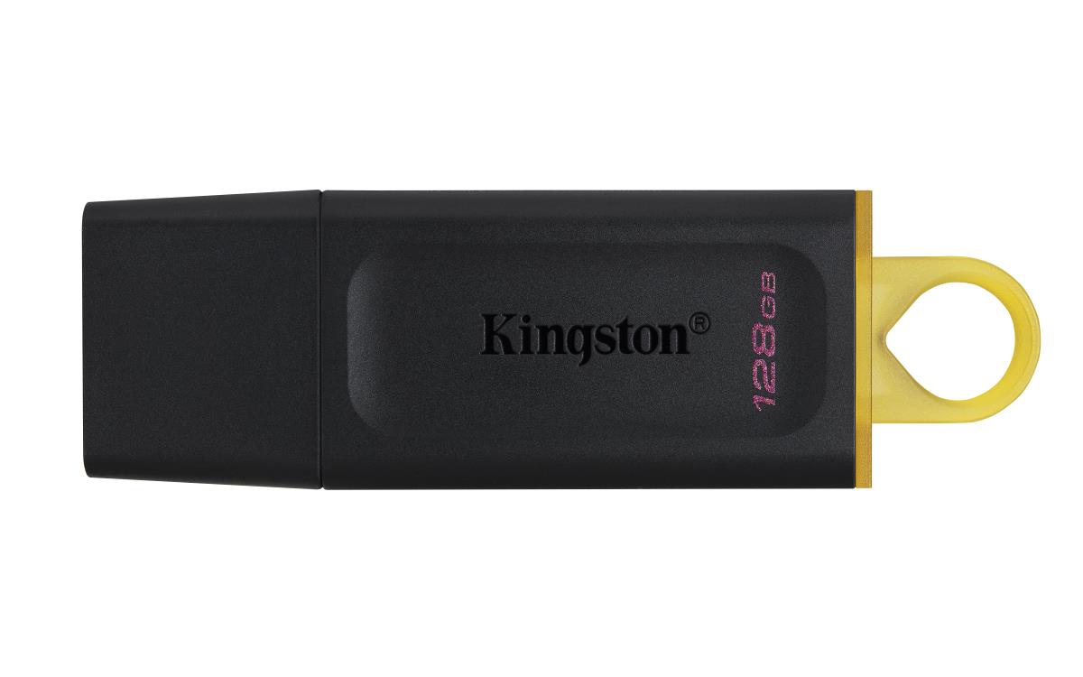 KINGSTON Datatraveler Exodia - 128GB USB Stick - USB 3.2 - Black + Yellow