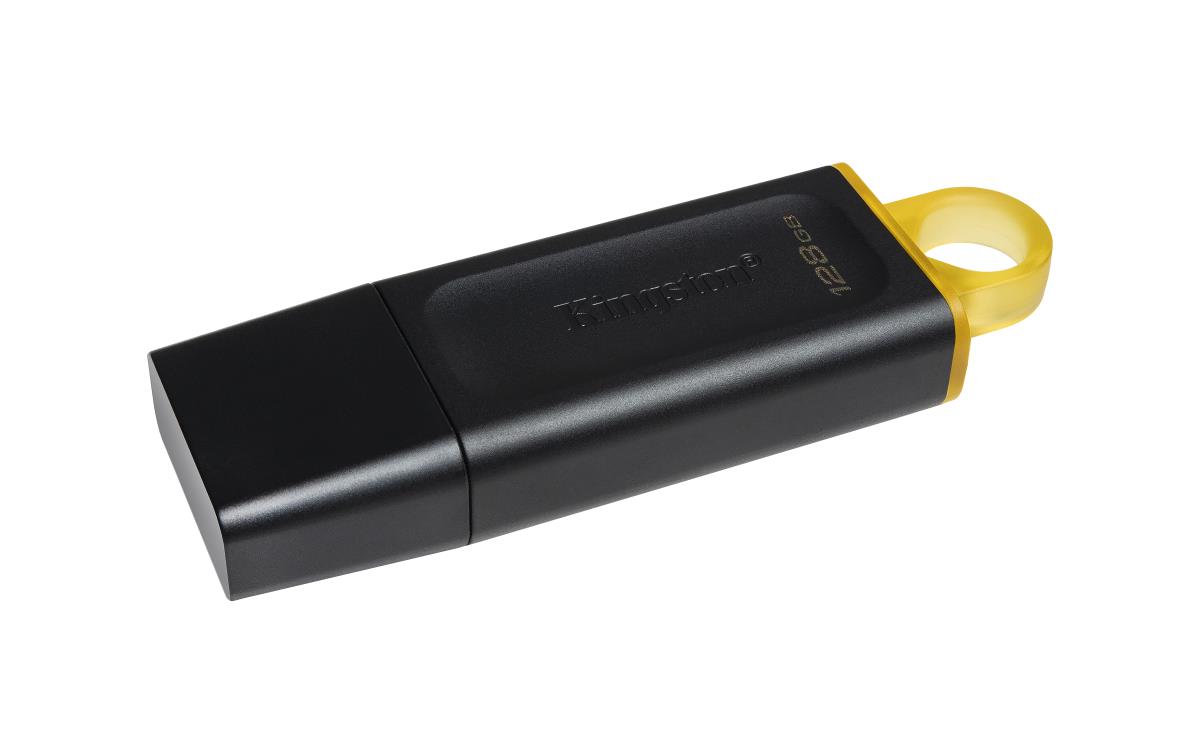 KINGSTON Datatraveler Exodia - 128GB USB Stick - USB 3.2 - Black + Yellow
