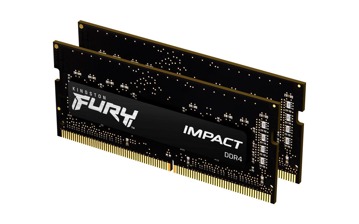 KINGSTON 32GB Ddr4-3200MHz Cl20 SoDIMM (kit Of 2) Fury Impact