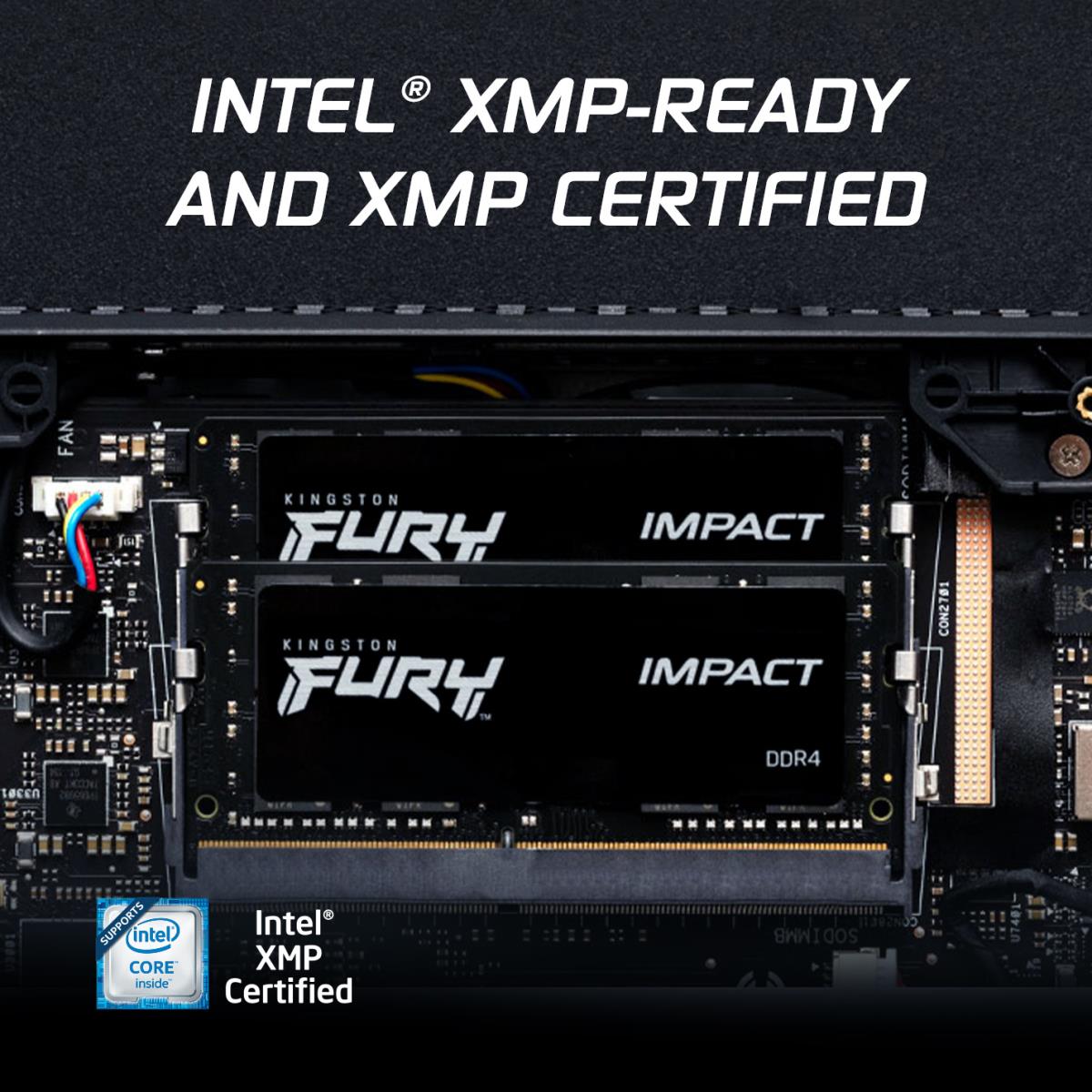 KINGSTON 32GB Ddr4-3200MHz Cl20 SoDIMM (kit Of 2) Fury Impact