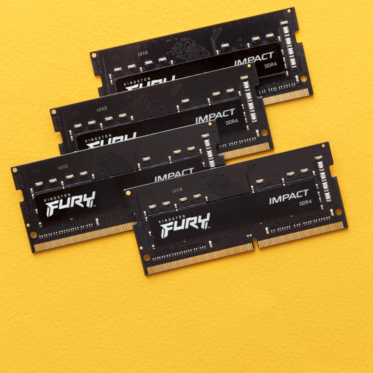 KINGSTON 32GB Ddr4-3200MHz Cl20 SoDIMM (kit Of 2) Fury Impact