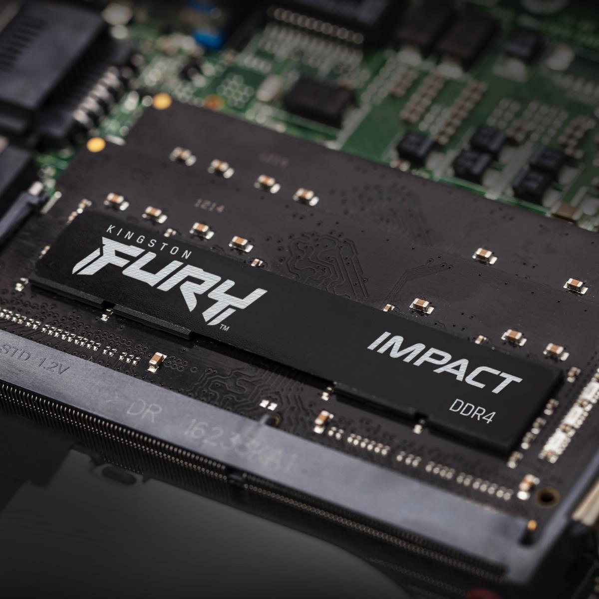 KINGSTON 32GB Ddr4-3200MHz Cl20 SoDIMM (kit Of 2) Fury Impact