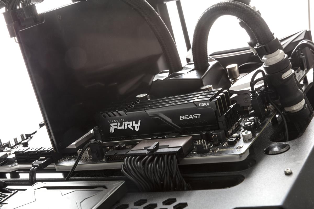 KINGSTON 16GB Ddr4 3200MHz Cl16 DIMM (kit Of 2) Fury Beast Black
