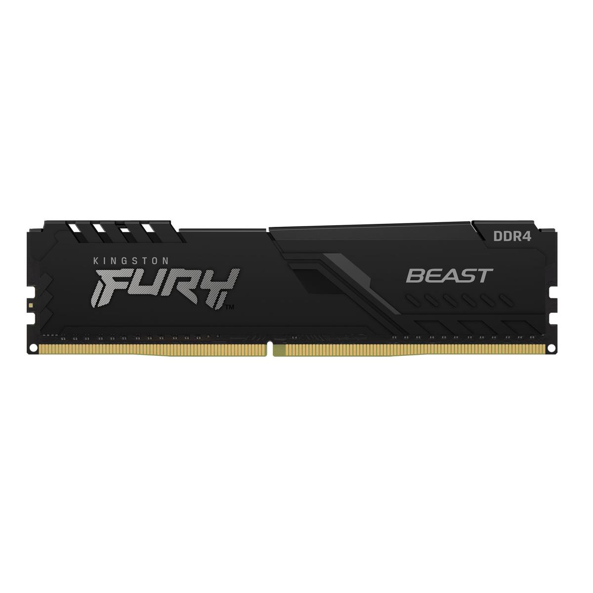 KINGSTON 16GB Ddr4 3200MHz Cl16 DIMM (kit Of 2) Fury Beast Black