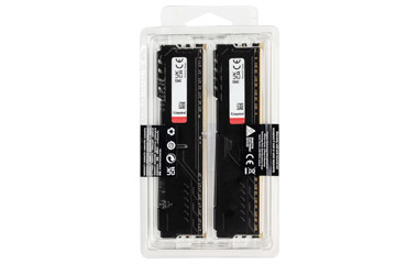 KINGSTON 16GB Ddr4 3200MHz Cl16 DIMM (kit Of 2) Fury Beast Black