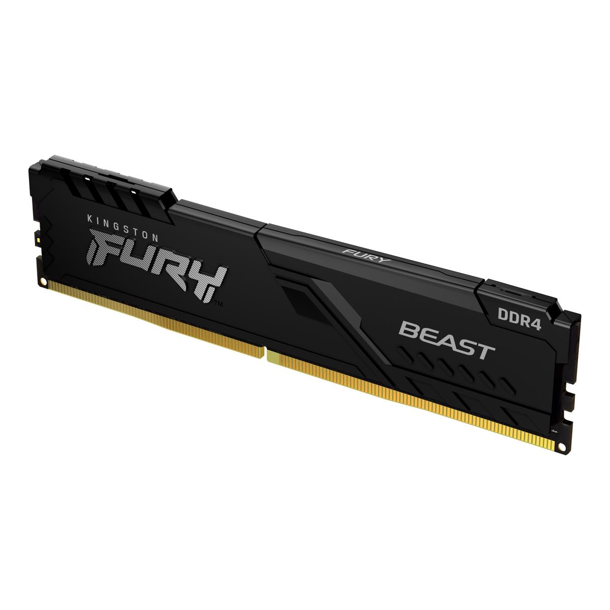 KINGSTON 64GB Ddr4 3200MHz Cl16 DIMM (kit Of 2) Fury Beast Black