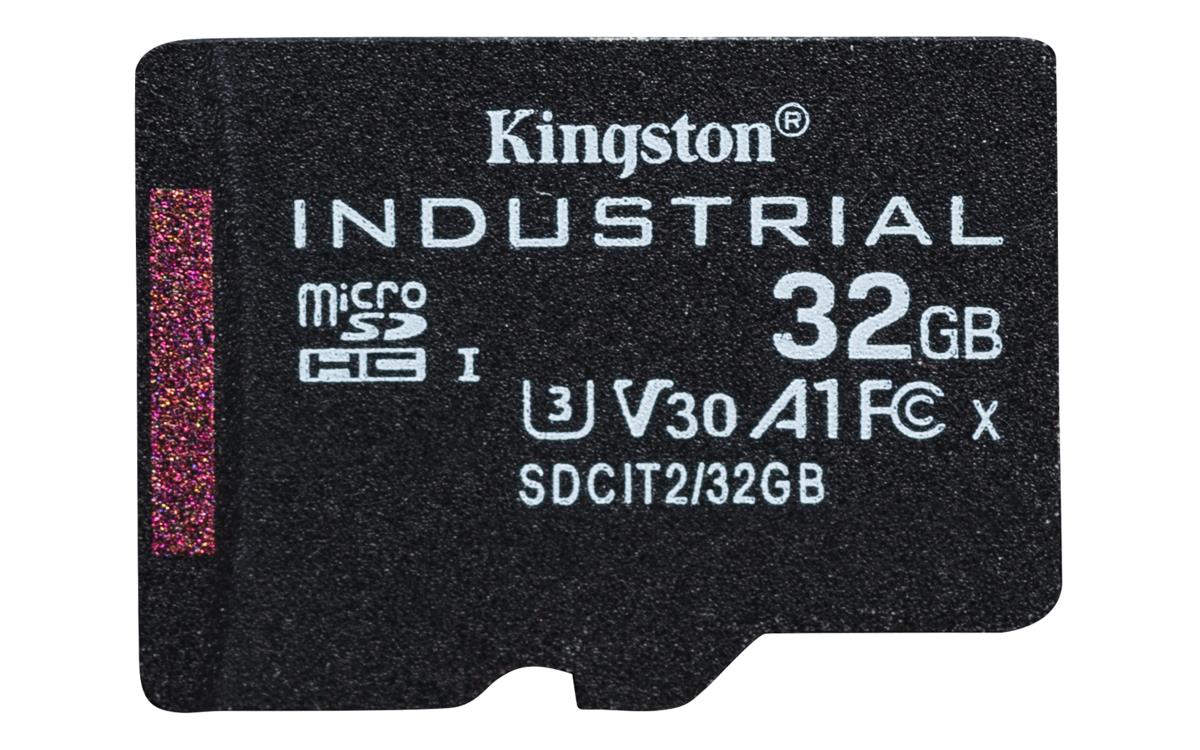 KINGSTON 32GB Micro Sdhc Class 10 A1 Pslc Industrial Card Single Pack With Adapter