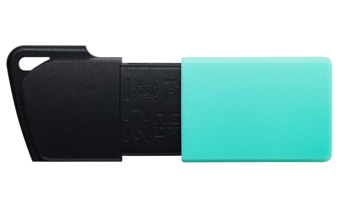 KINGSTON Datatraveler Exodia M - 256GB USB Stick - USB 3.2 - Black + Teal