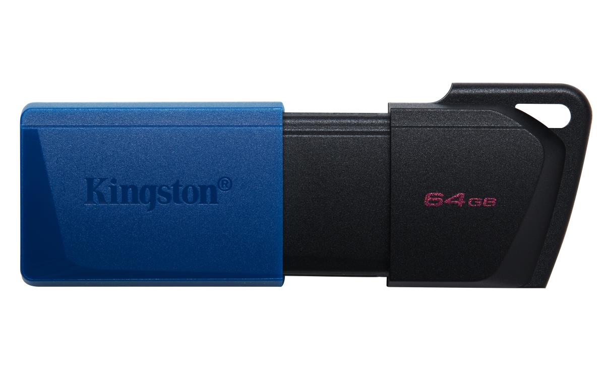 KINGSTON Datatraveler Exodia M - 64GB USB Stick - USB 3.2 - Black + Blue