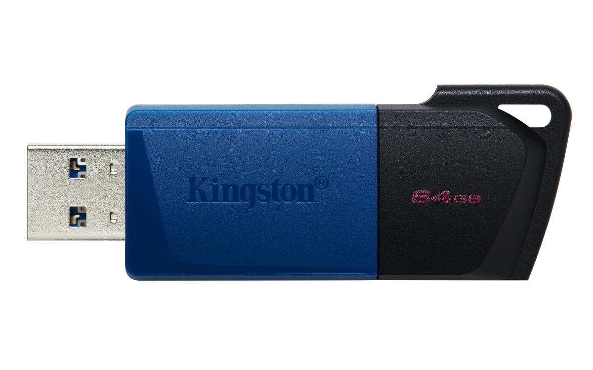 KINGSTON Datatraveler Exodia M - 64GB USB Stick - USB 3.2 - Black + Blue