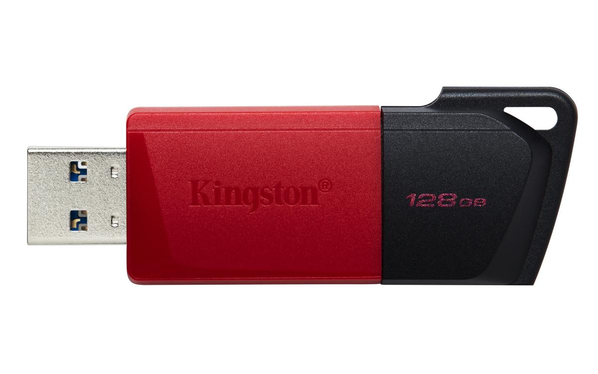 KINGSTON Datatraveler Exodia M - 128GB USB Stick - USB 3.2 - Black + Red