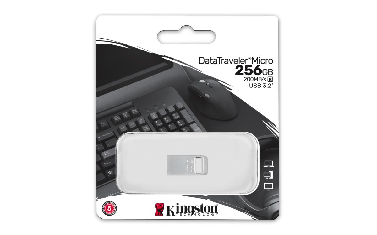 KINGSTON Datatraveler Micro - 256GB USB Stick - USB 3.2