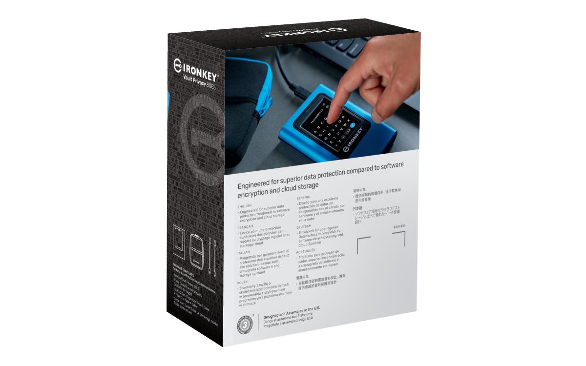 KINGSTON Ironkey Vault Privacy 80 External SSD 1920GB Type C