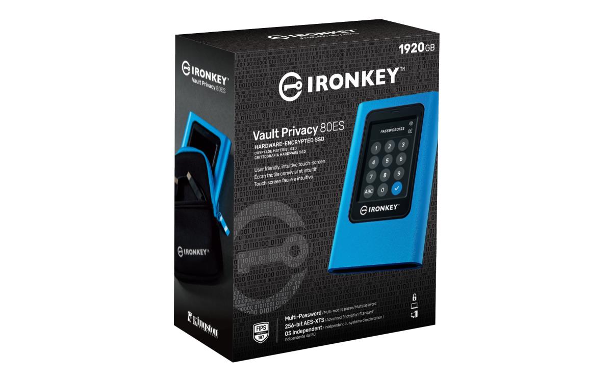 KINGSTON Ironkey Vault Privacy 80 External SSD 1920GB Type C