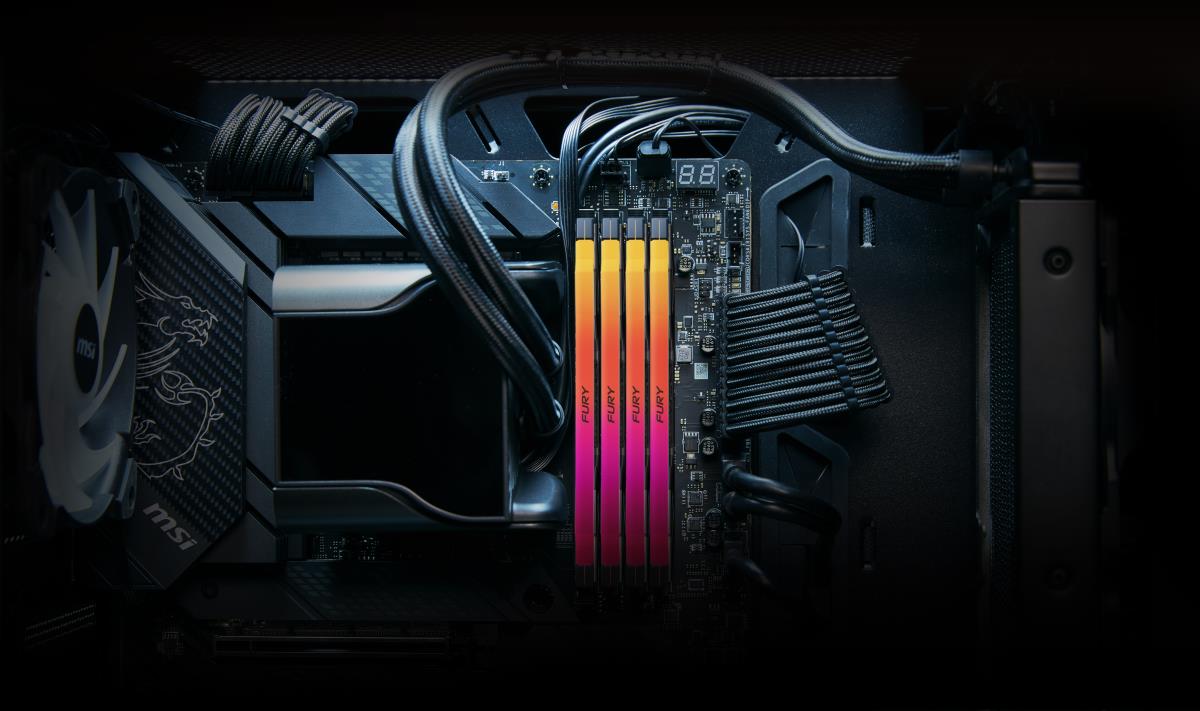 KINGSTON 16GB Ddr5 6400mt/s Cl32 DIMM Fury Renegade Rgb