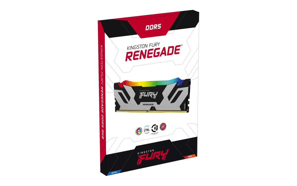 KINGSTON 16GB Ddr5 6400mt/s Cl32 DIMM Fury Renegade Rgb