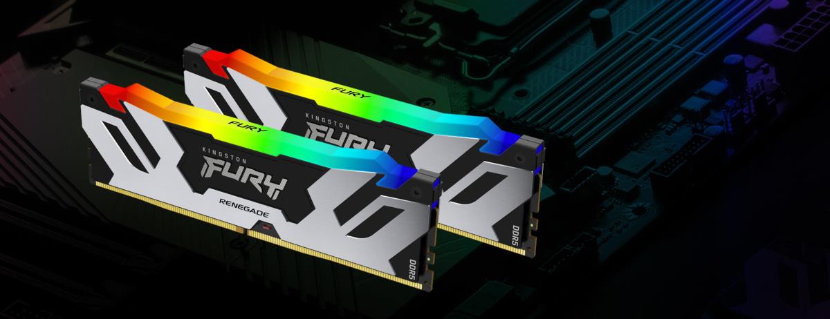 KINGSTON 16GB Ddr5 6400mt/s Cl32 DIMM Fury Renegade Rgb