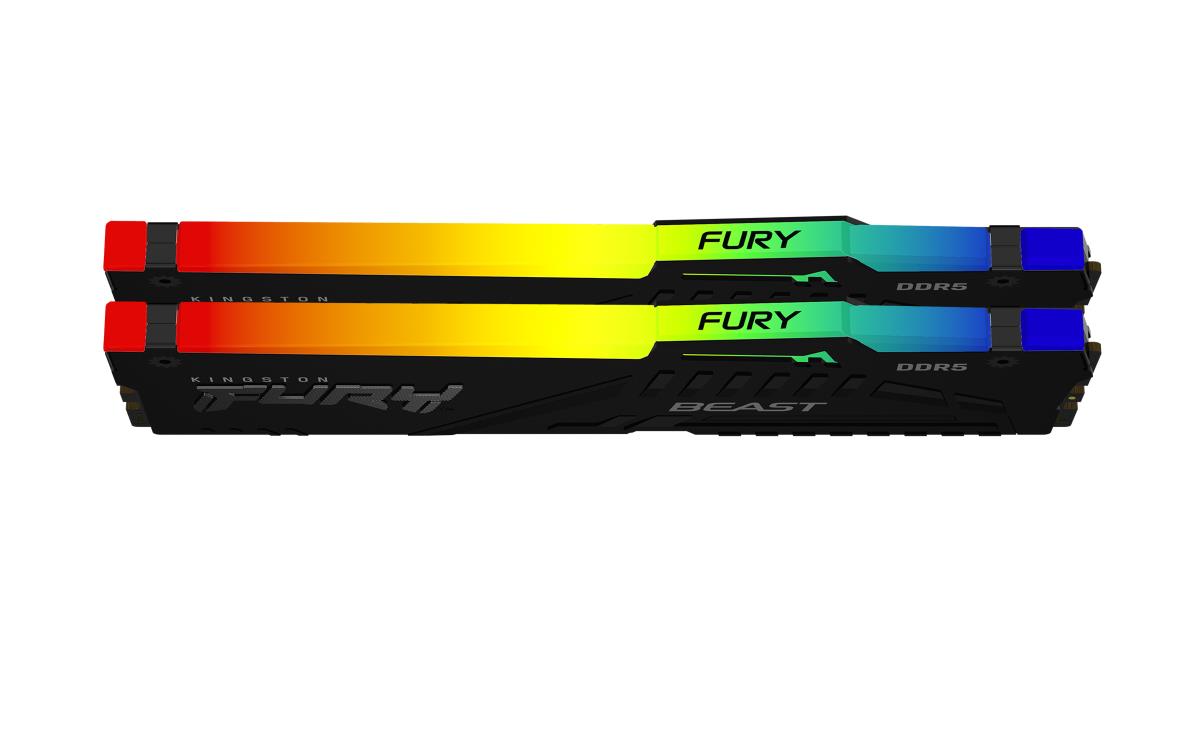 KINGSTON 16GB Ddr5-5600mt/s Cl36 DIMM (kit Of 2) Fury Beast RGB Expo