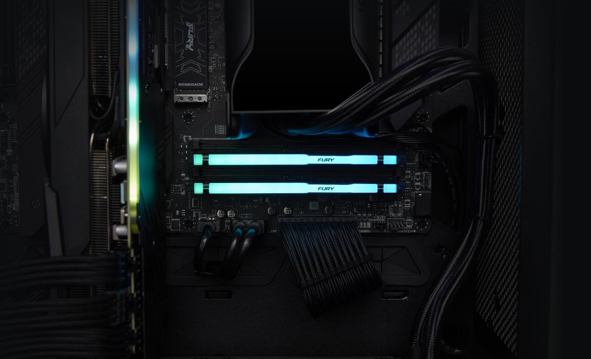 KINGSTON 16GB Ddr5-5600mt/s Cl36 DIMM (kit Of 2) Fury Beast RGB Expo
