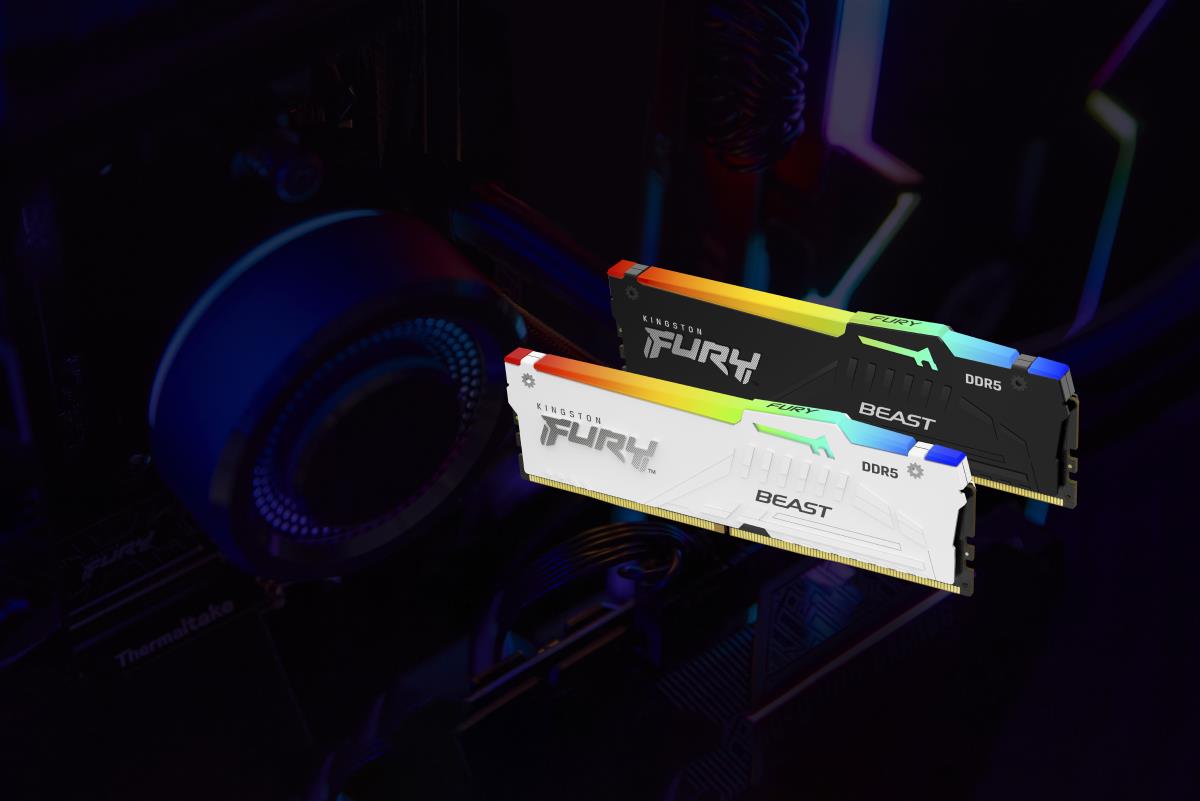 KINGSTON 16GB Ddr5-5600mt/s Cl36 DIMM (kit Of 2) Fury Beast RGB Expo