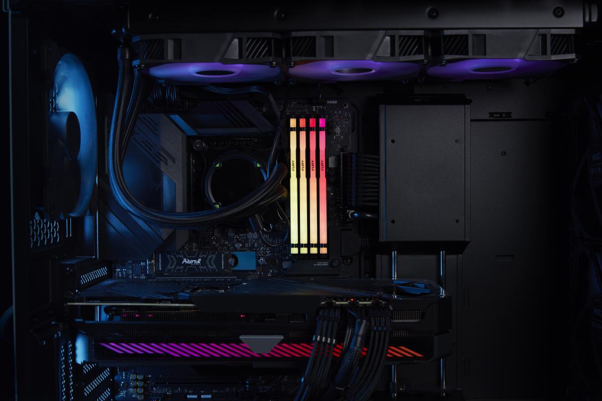 KINGSTON 16GB Ddr5-5600mt/s Cl36 DIMM (kit Of 2) Fury Beast RGB Expo