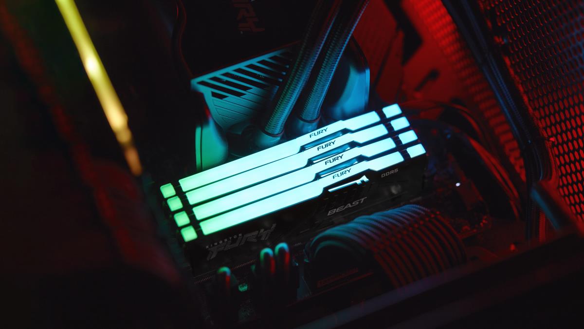 KINGSTON 16GB Ddr5-5600mt/s Cl36 DIMM (kit Of 2) Fury Beast RGB Expo
