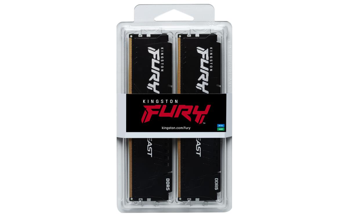 KINGSTON 64GB Ddr5-5600mt/s Cl36 DIMM (kit Of 2) Fury Beast Black Expo