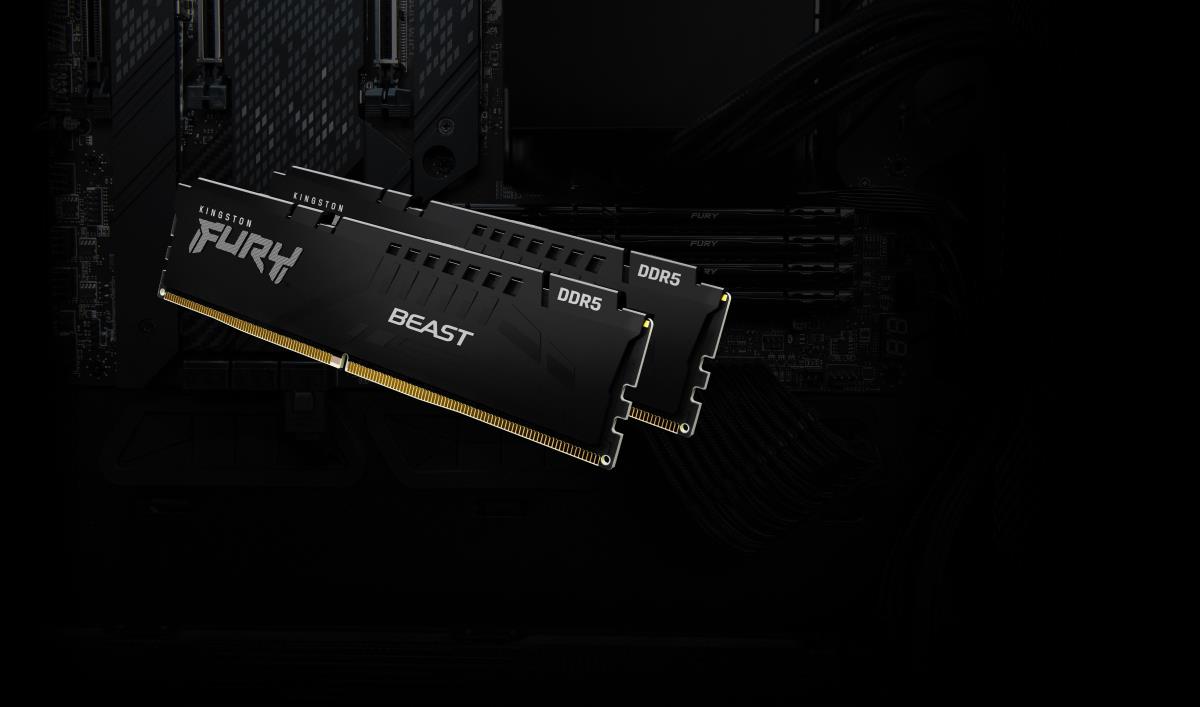 KINGSTON 64GB Ddr5-5600mt/s Cl36 DIMM (kit Of 2) Fury Beast Black Expo