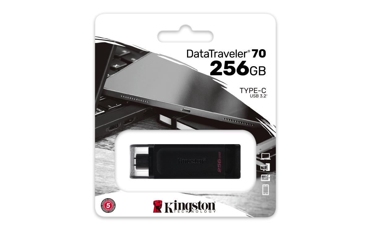 KINGSTON Datatraveler 70 - 256GB USB Stick - USB 3.2 / USB C
