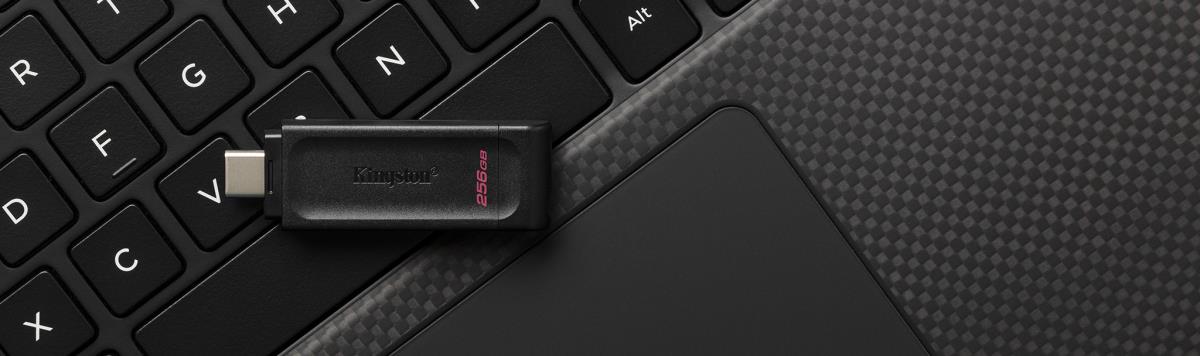 KINGSTON Datatraveler 70 - 256GB USB Stick - USB 3.2 / USB C