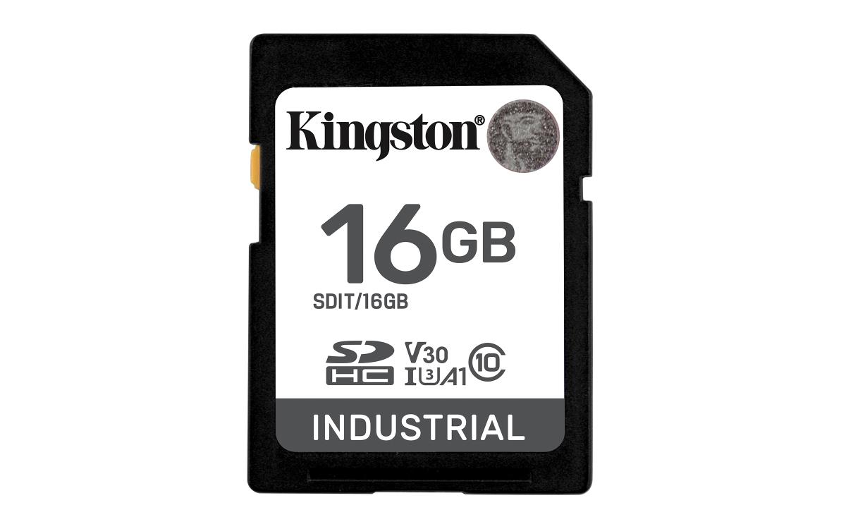 KINGSTON Sdhc Card - Industrial - 16GB - C10 Uhs-i U3 V30