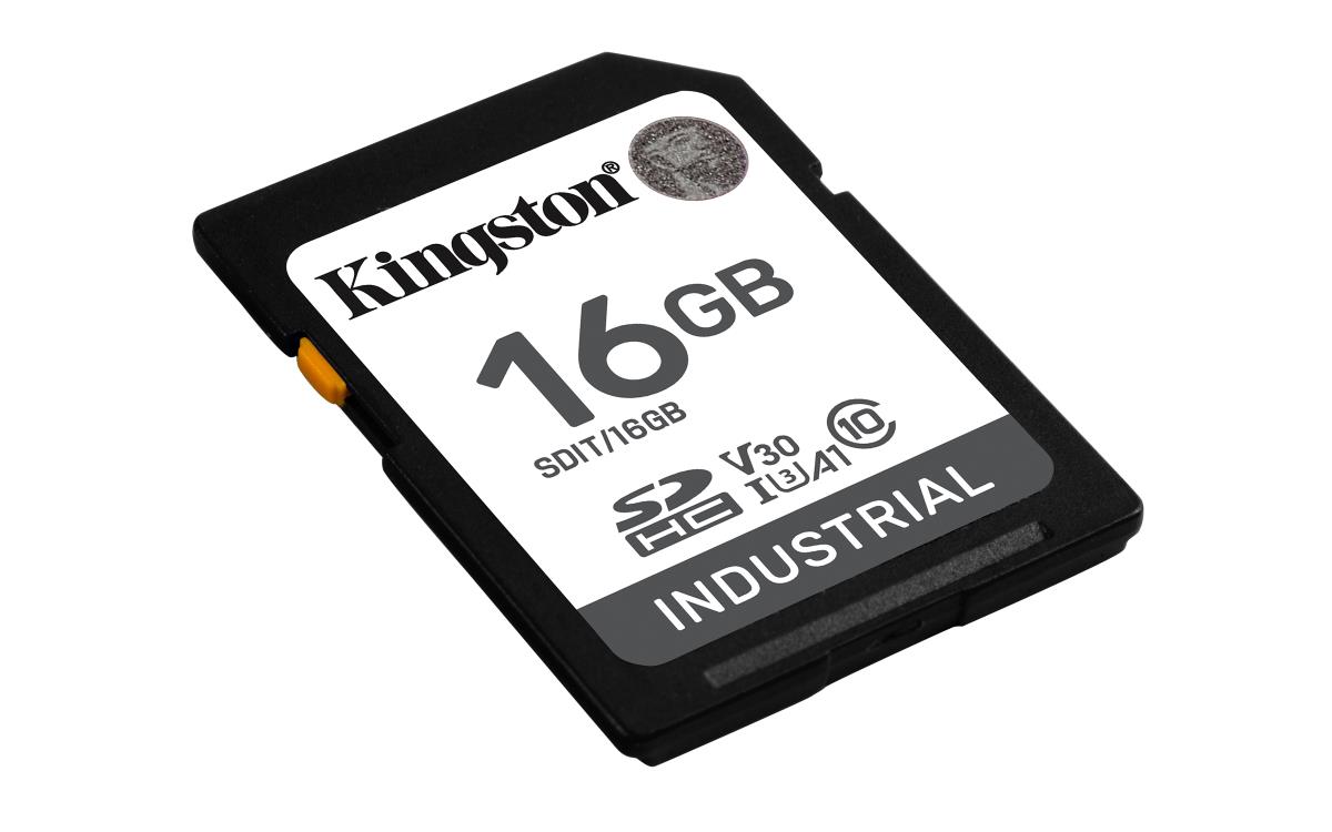 KINGSTON Sdhc Card - Industrial - 16GB - C10 Uhs-i U3 V30