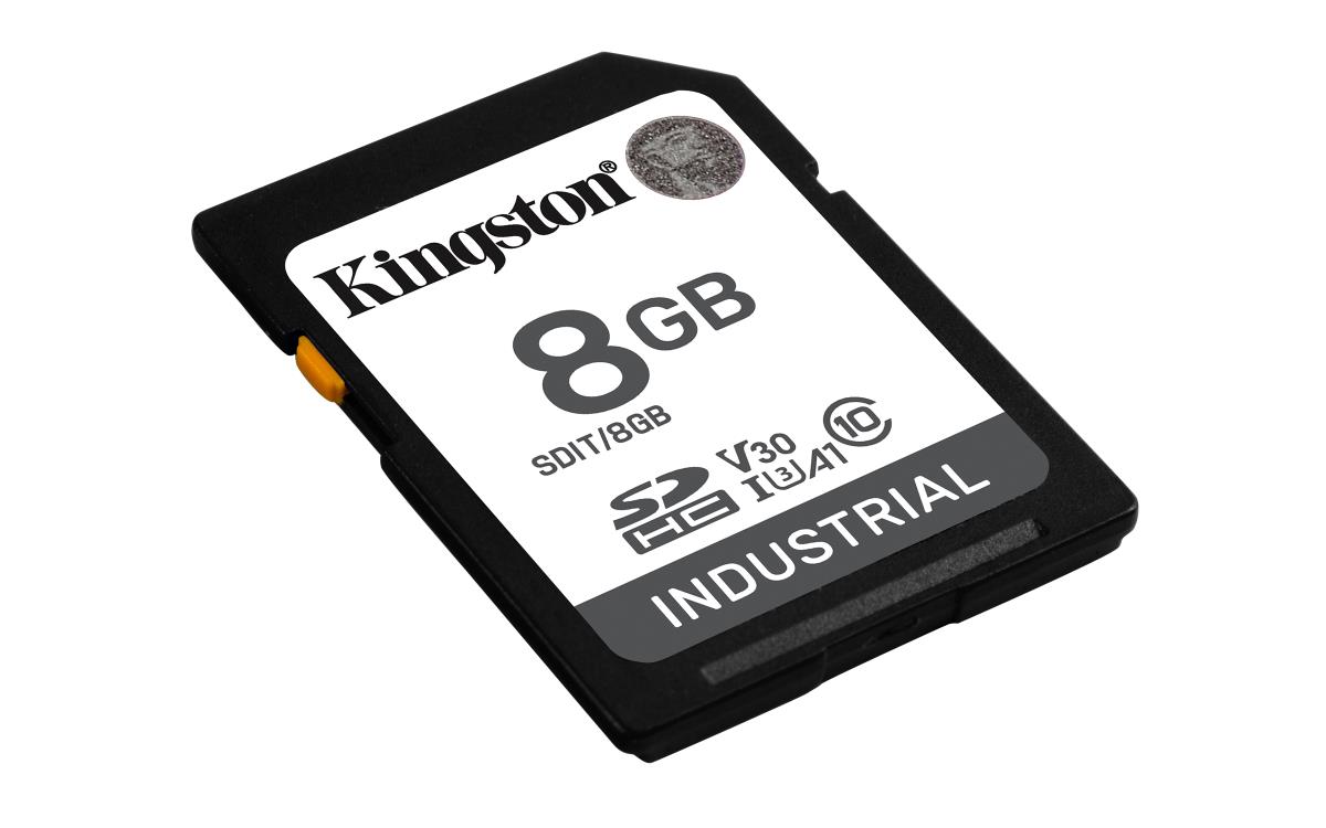 KINGSTON Sdhc Card - Industrial - 8GB - C10 Uhs-i U3 V30