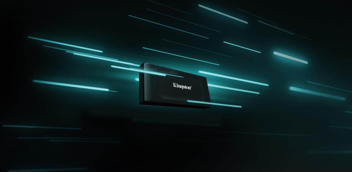 KINGSTON SSD - Xs1000 Portable Drive - 2TB - USB 3.2 Gen 2 - Black