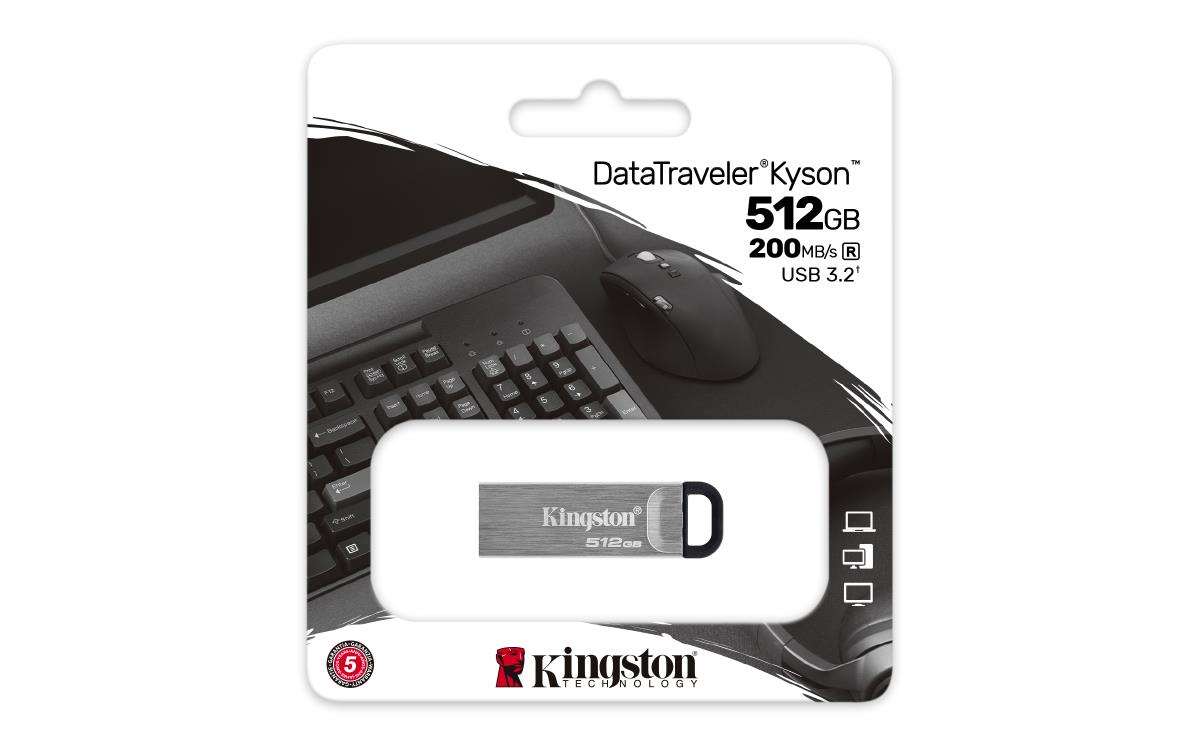 KINGSTON Datatraveler Kyson - 512GB USB Stick - USB 3.2