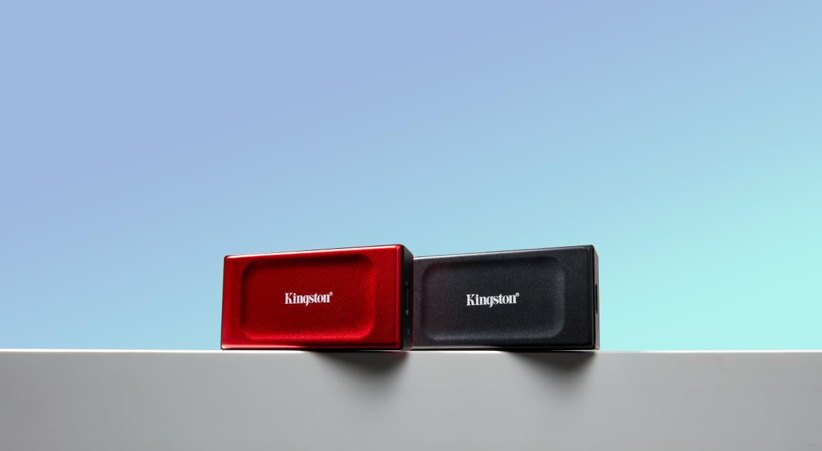 KINGSTON SSD - Xs1000 Portable Drive - 2TB - USB 3.2 - Red