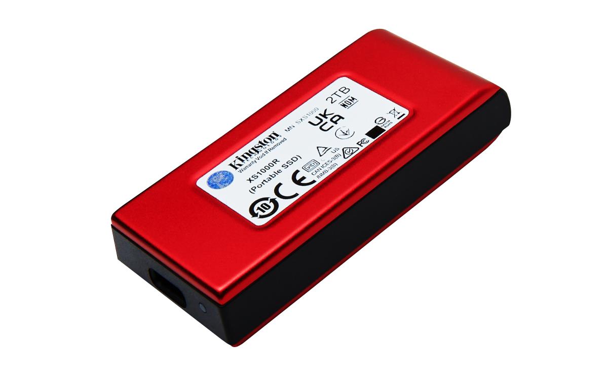 KINGSTON SSD - Xs1000 Portable Drive - 2TB - USB 3.2 - Red